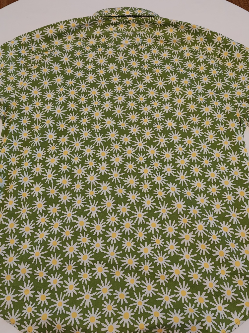 Bonobos Green Daisy Print Button-Up Shirt - L - Picture 4 of 4